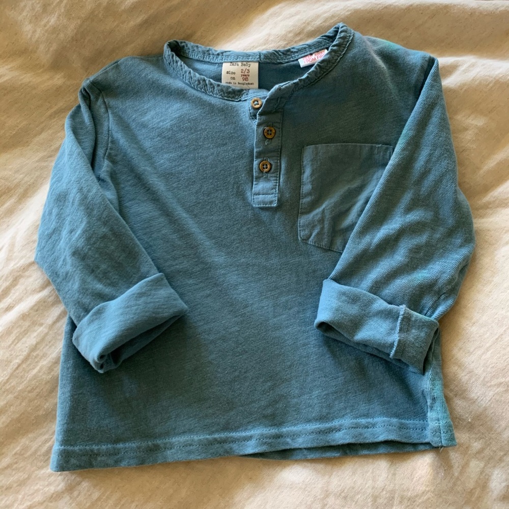 Baby boy long sleeve shirt size 2-3 years old